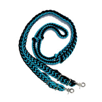 Braided Cord Barrel Reins