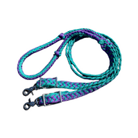 Braided Cord Barrel Reins