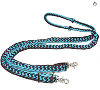 Braided Cord Barrel Reins