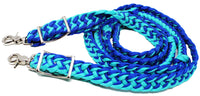 Braided Cord Barrel Reins