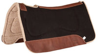 Canvas and Wool Kidney Saddle Pad