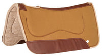Canvas and Wool Kidney Saddle Pad