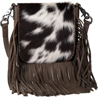 Genuine Leather Fringe Purse Western Crossbody Bag - Montana West