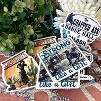 Cowgirl Stickers