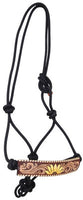 Rafter T Painted Rope Halters w/ Leather Overlay