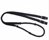 Braided Cord Barrel Reins