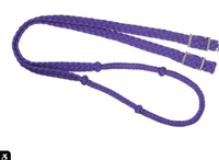 Braided Cord Barrel Reins