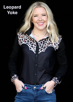 Performance Rodeo Shirts - Dark Pattern / Solid Yoke