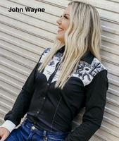 Performance Rodeo Shirts - Dark Pattern / Solid Yoke