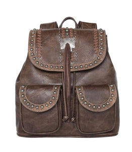 Montana West Concho Collection Backpack