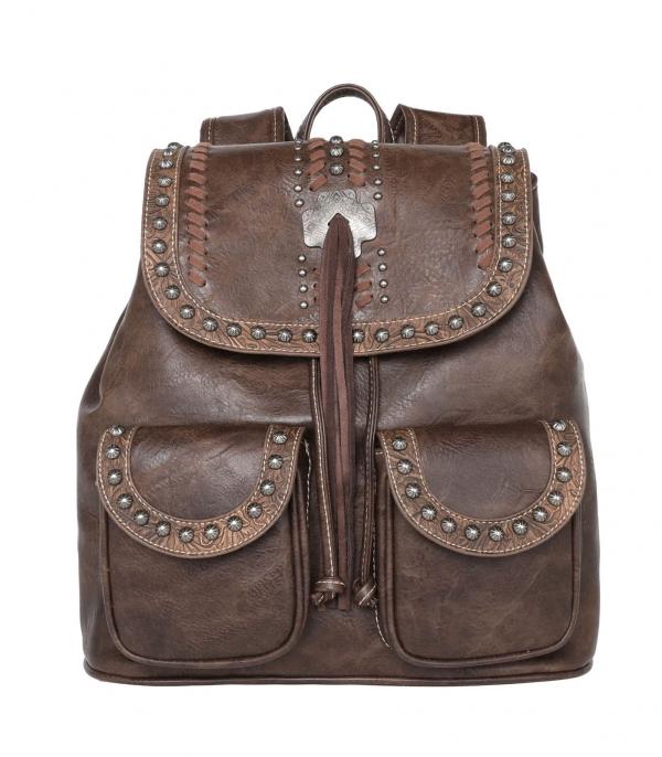 Montana West Concho Collection Backpack