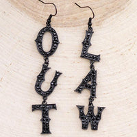 Western Outlaw Rhinestone Earrings