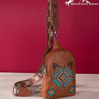 Montana West Aztec Sling Bag