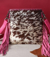 Cowhide Fringe Concealed Carry Crossbody
