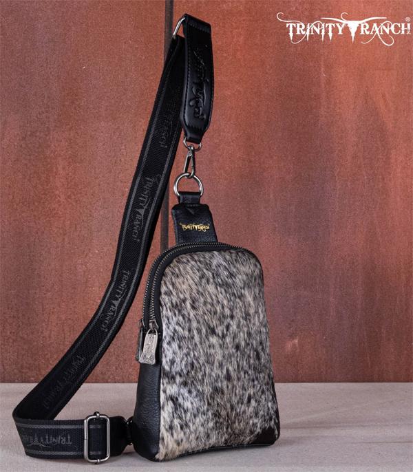 Trinity Ranch Cowhide Sling Bag