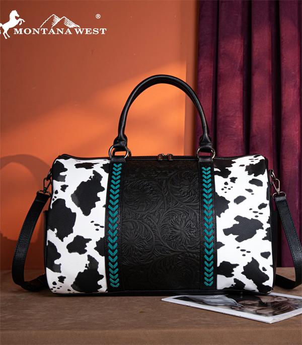 Montana West Tooled Duffle Bag