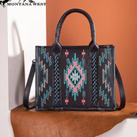 Montana West Aztec Tote Crossbody Bag