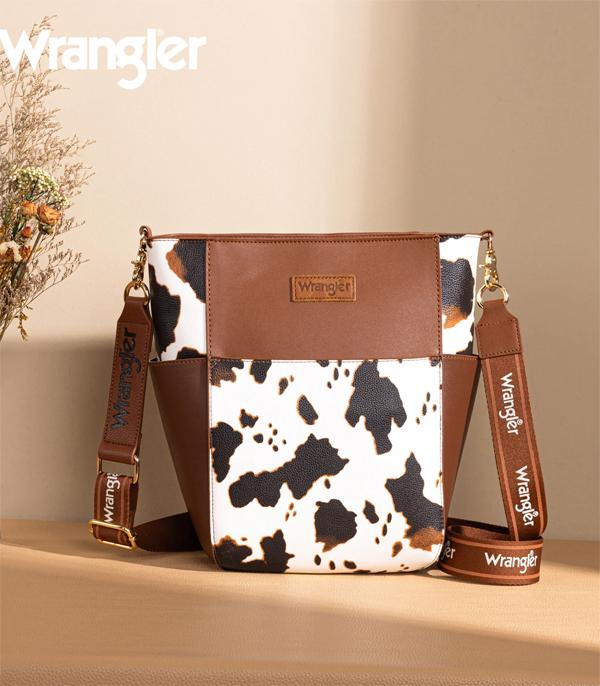 Wrangler Cow Print Shoulder Bag