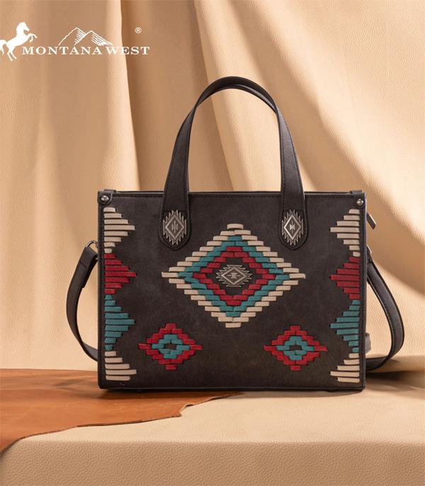 Montana West Aztec Tote Crossbody Bag