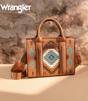 Wrangler Aztec Print Tote Crossbody
