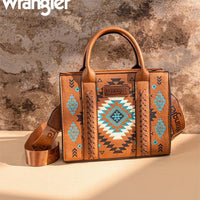 Wrangler Aztec Print Tote Crossbody