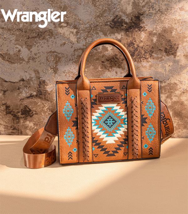 Wrangler Aztec Print Tote Crossbody