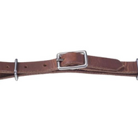 TOUGH1 HARNESS LEATHER CURB STRAP