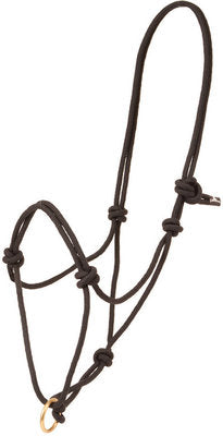 Poly Rope Halter with Brass Plated Lead Ring