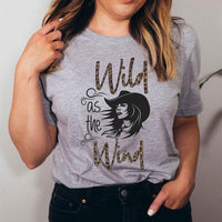 Wild As The Wind Western Tshirt