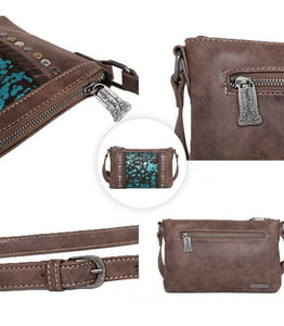 Trinity Ranch Cowhide Crossbody Bag