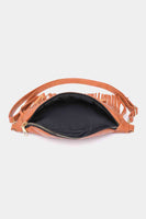 Fringed PU Leather Sling Bag
