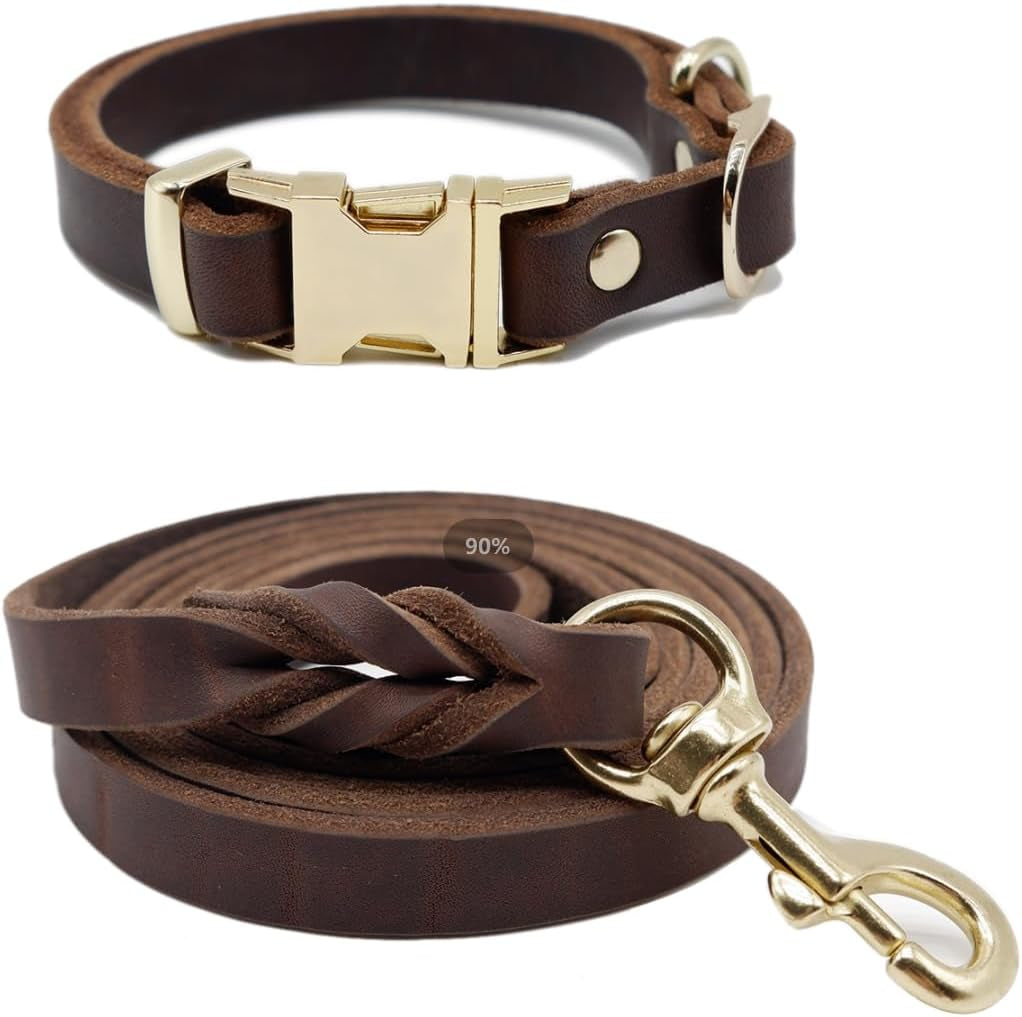 6ft leather dog leash hotsell