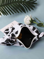 Cow Print Butterfly Charm Shoulder Bag
