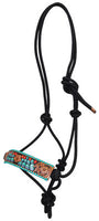 Rafter T Painted Rope Halters w/ Leather Overlay